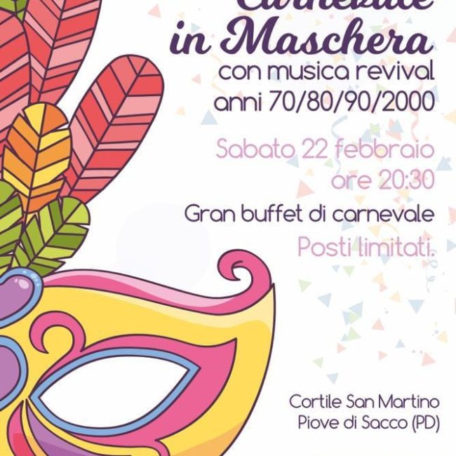 Festa di Carnevale in Maschera a Palazzo Contarini Zorzi