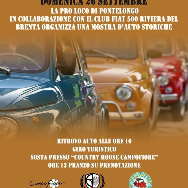 Mostra auto storiche a Pontelongo