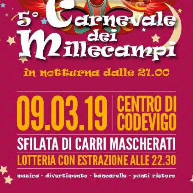 5^ Carnevale dei Millecampi &#8211; Edizione 2019