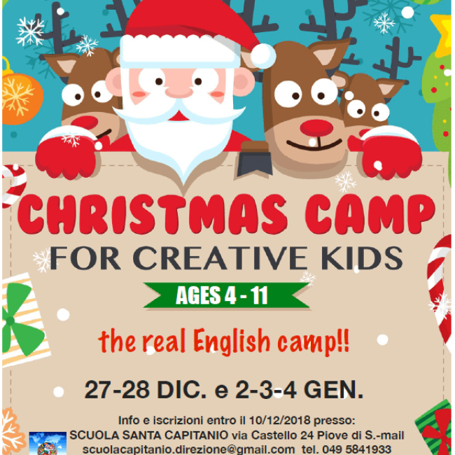 CAMP IN LINGUA SPAGNOLA E INGLESE