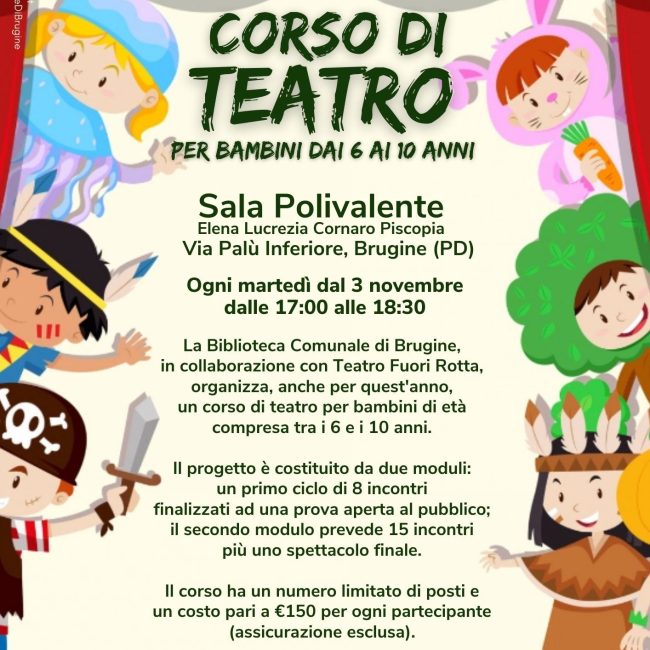 CORSO DI TEATRO PER BAMBINI