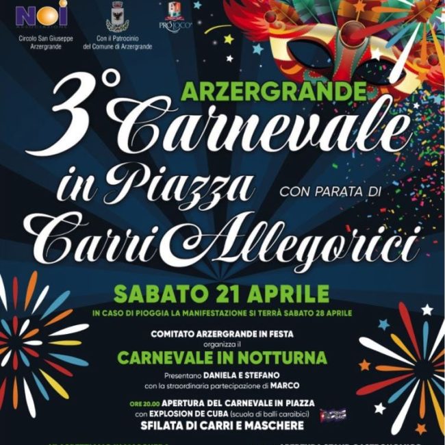 Arzergrande – 3° Carnevale in Piazza