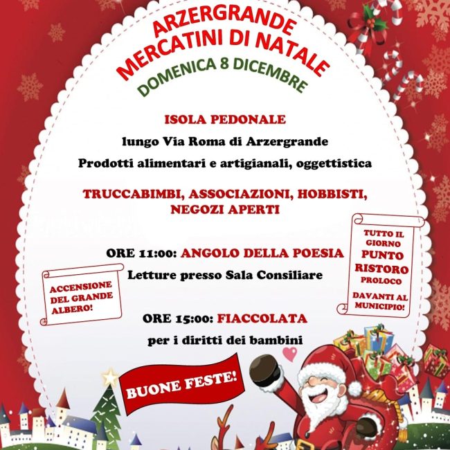 Mercatini di Natale 2019 ad Arzergrande