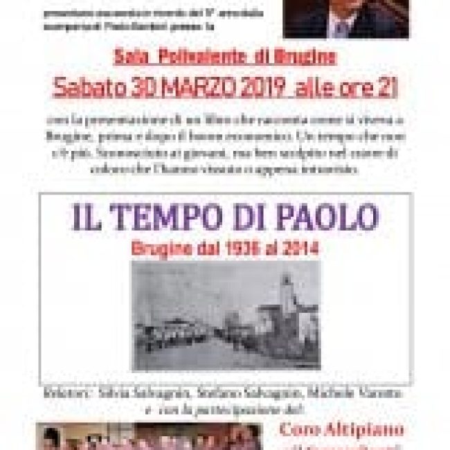 IL TEMPO DI PAOLO