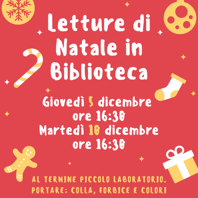 LETTURE DI NATALE IN BIBLIOTECA