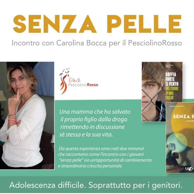 SENZA PELLE: INCONTRO CON CAROLINA BOCCA PER IL PESCIOLINO ROSSO