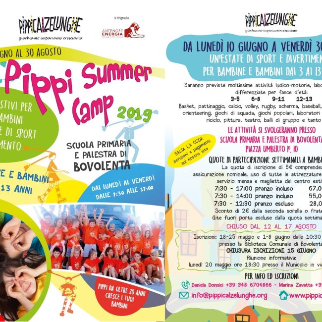 PIPPI SUMMER CAMP 2019