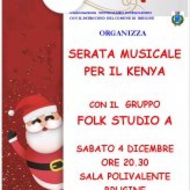 SERATA MUSICALE PER IL KENYA A BRUGINE