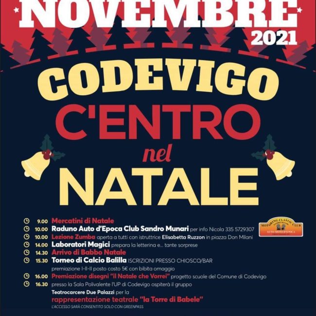 Codevigo &#8211; C&#8217;entro nel Natale 2021