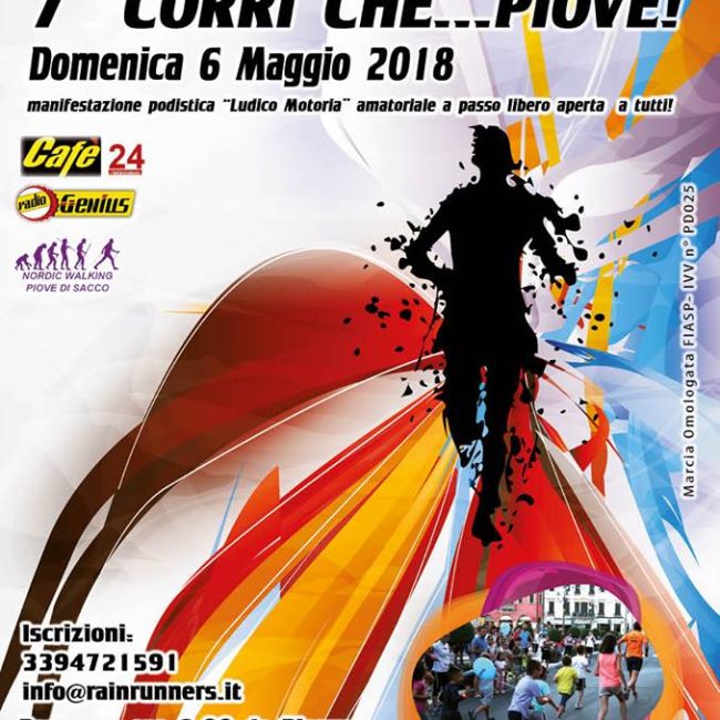 7^ CORRI CHE&#8230;PIOVE!