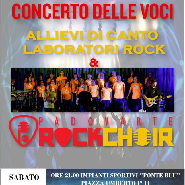9 MARZO 2019 &#8211; CONCERTO DELLE VOCI &#8211; PADOVARTE ROCK CHOIR