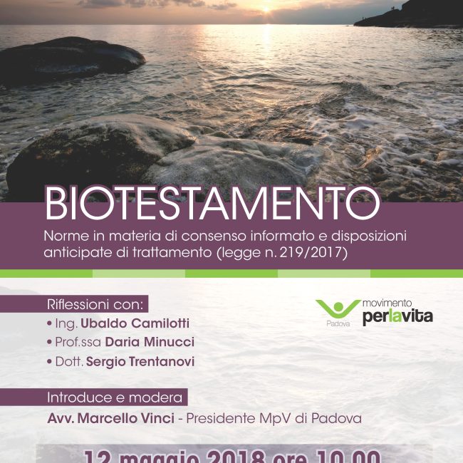 La norma sul fine vita: parliamone con gli esperti