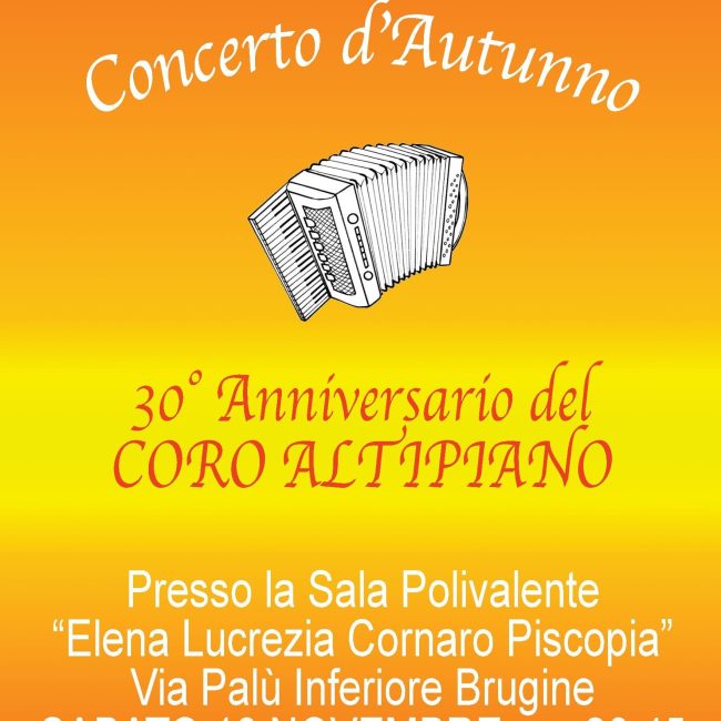 30° CONCERTO D’AUTUNNO