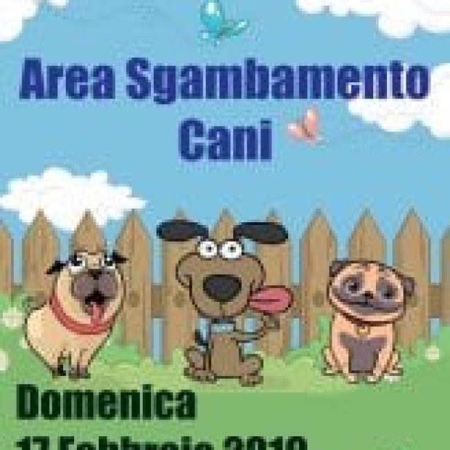 Inaugurazione area sgambamento cani – 17 febbraio 2019 ore 10.00